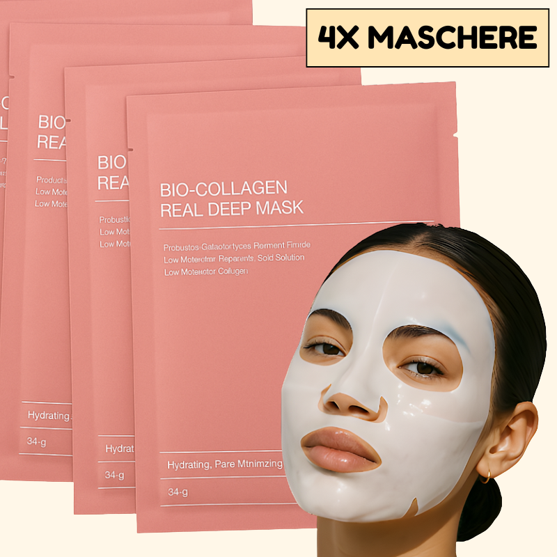 Maschere Collagene Viso Coreane (Confezione da 4)